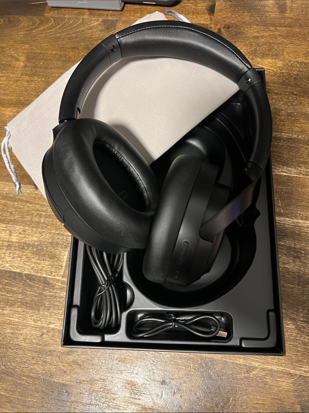 Over-Ear Wireless Headphones in Black